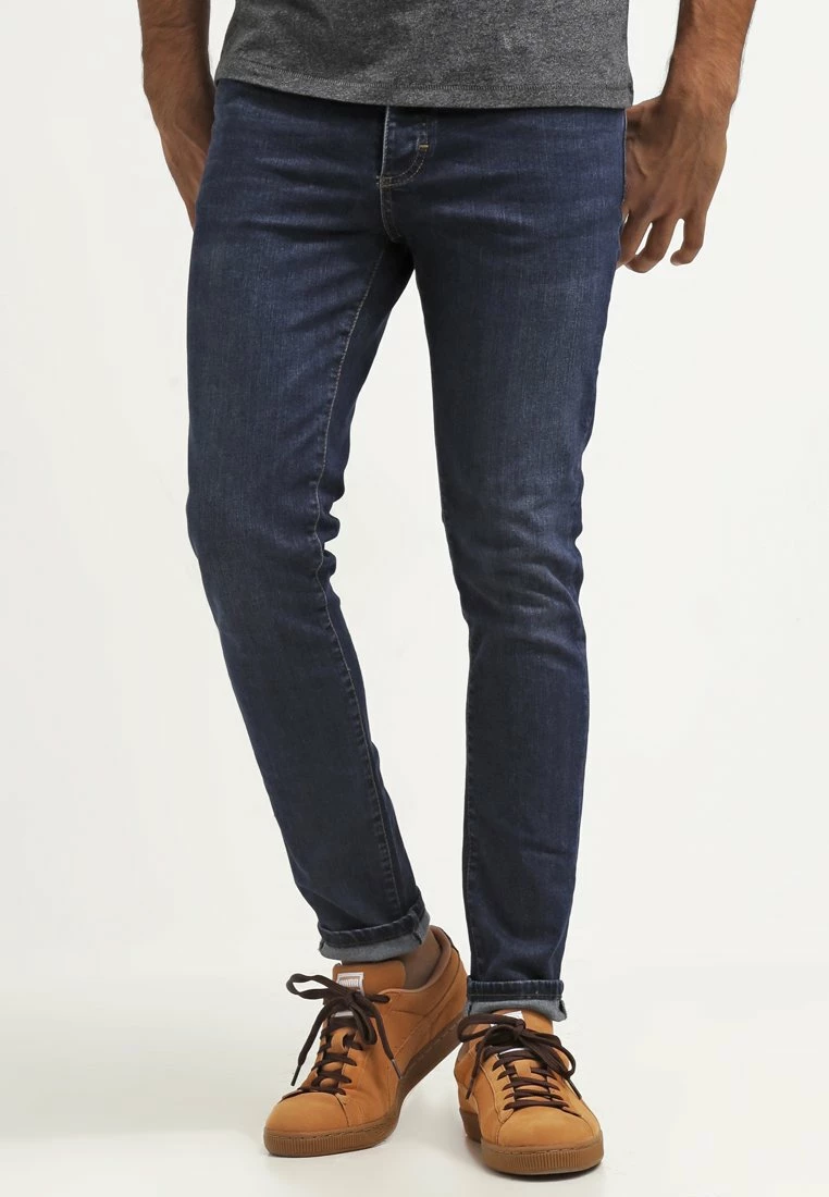 Pier One Hombre DISTRESSED DENIM SLIM FIT - Vaqueros Slim Fit - Dark Blue Denim 3 Pier One Hombre DISTRESSED DENIM SLIM FIT - Vaqueros Slim Fit - Dark Blue Denim