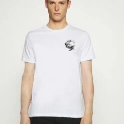 Pier One Hombre Camiseta Estampada - White