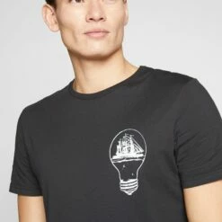 Pier One Hombre Camiseta Estampada - Black -Ofertas Pier One Tienda 0cd363ce31c44567ad3d471b2691e7d9