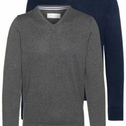 Pier One Hombre 2PACK - Jersey De Punto - Dark Blue -Ofertas Pier One Tienda 0d2c93237f5d4d68a5c5f08037b2dd9c