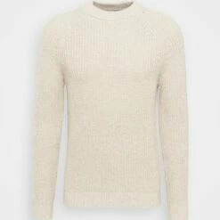 Pier One Hombre CHUNKY MOCKNECK JUMPER - Jersey De Punto - Mottled Beige -Ofertas Pier One Tienda 1772a7d0f5fc49c6af7db3d2c2749802