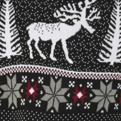 Pier One Hombre WINTERY CHRISTMAS JUMPER - Jersey De Punto - Black -Ofertas Pier One Tienda 19b4f5f8cc11462394392012199e9096