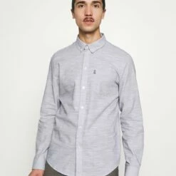 Pier One Hombre Camisa - Mottled Light Blue