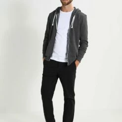 Pier One Hombre Sudadera Con Cremallera - Black Melange -Ofertas Pier One Tienda 1d7293a6fdad42e89a57b29e70fadf7e