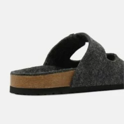 Pier One Unisexo UNISEX - Sandalias Planas - Dark Grey -Ofertas Pier One Tienda 1ecef4c56f4c46a5b15539cf7a7aa952