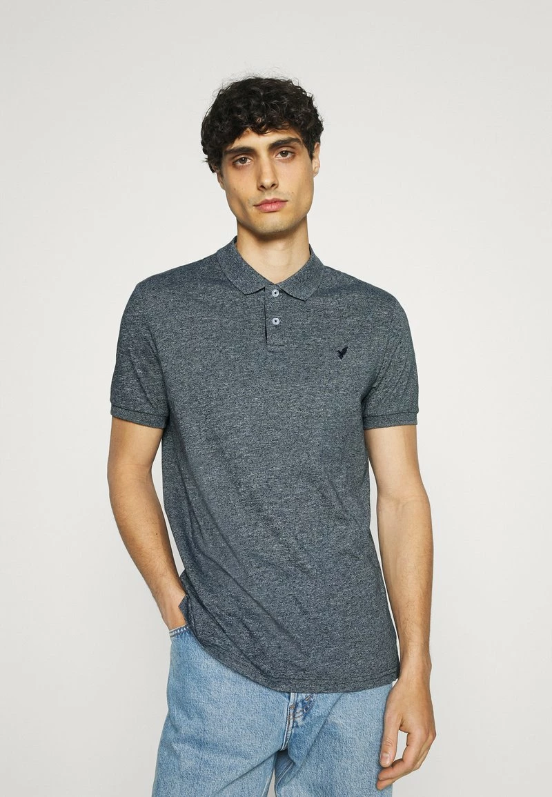 Pier One Hombre Polo - Mottled Blue 3 Pier One Hombre Polo - Mottled Blue
