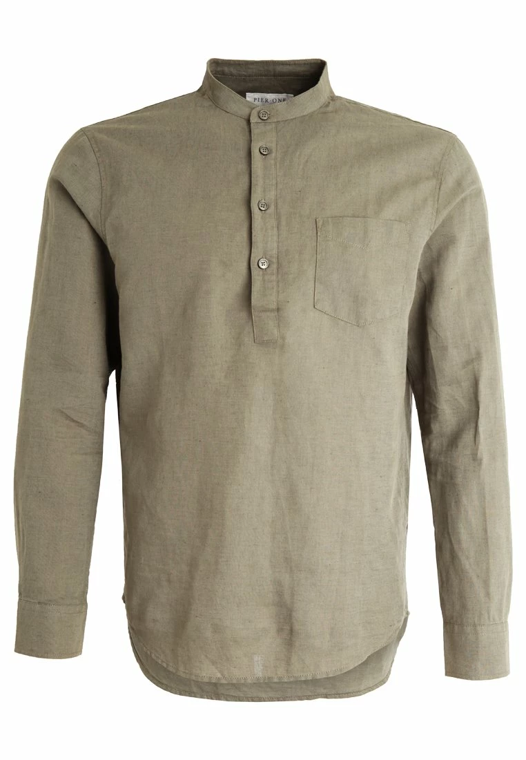 Pier One Hombre Camisa - Khaki 8 Pier One Hombre Camisa - Khaki - Imagen 6