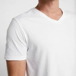 Pier One 3 PACK - Camiseta Básica - White, Hombre -Ofertas Pier One Tienda 26f5fe51b6444bdca381da41cc8f1b28