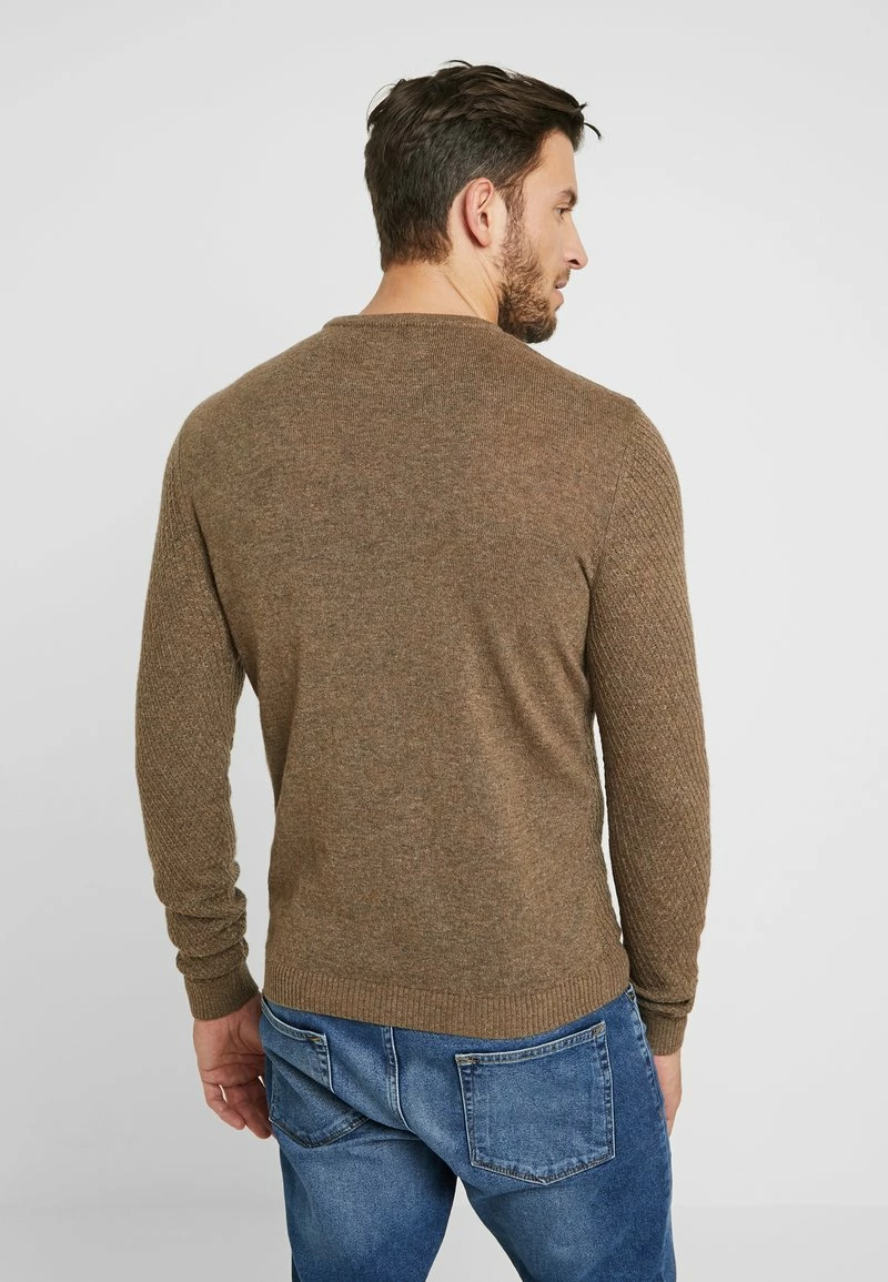 Pier One Hombre Jersey De Punto - Mottled Light Brown 5 Pier One Hombre Jersey De Punto - Mottled Light Brown - Imagen 3