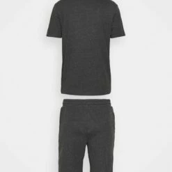 Pier One SET - Pijama - Mottled Dark Grey, Hombre -Ofertas Pier One Tienda 38080ef5a0a240eeb6fd5a52161c612e