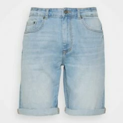Pier One Hombre Shorts Vaqueros - Blue Denim
