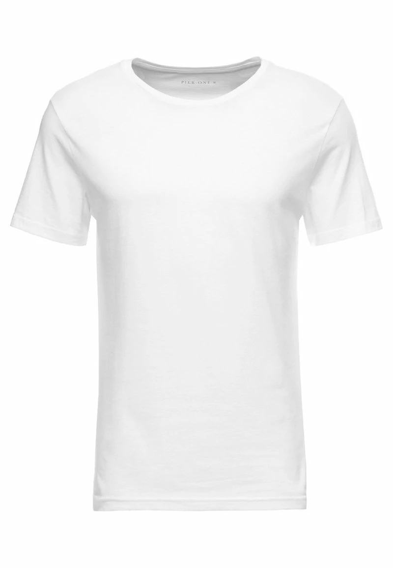 Pier One Hombre Camiseta Básica - White 7 Pier One Hombre Camiseta Básica - White - Imagen 5