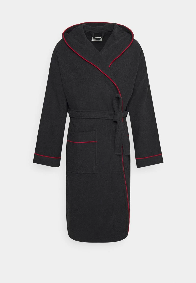 Pier One Hombre Albornoz - Black/red 3 Pier One Hombre Albornoz - Black/red