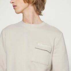 Pier One Hombre UNITED UTILITY CREW - Sudadera - Stone -Ofertas Pier One Tienda 4da17c2fd74c4e71a0069a716355013f