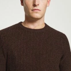 Pier One Hombre Jersey De Punto - Mottled Brown -Ofertas Pier One Tienda 50feabe577a74e63b34257290a8835ea