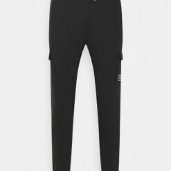 Pier One Hombre CARGO JOGGER - Pantalones Deportivos - Black