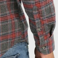 Pier One Hombre Camisa - Grey/coral -Ofertas Pier One Tienda 551953d0ad2d49119280dd58cb3b0bb3