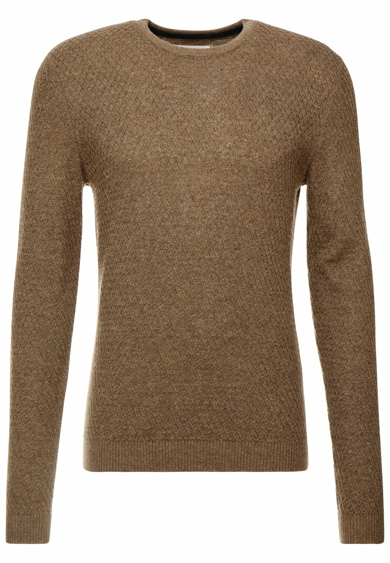 Pier One Hombre Jersey De Punto - Mottled Light Brown 6 Pier One Hombre Jersey De Punto - Mottled Light Brown - Imagen 4