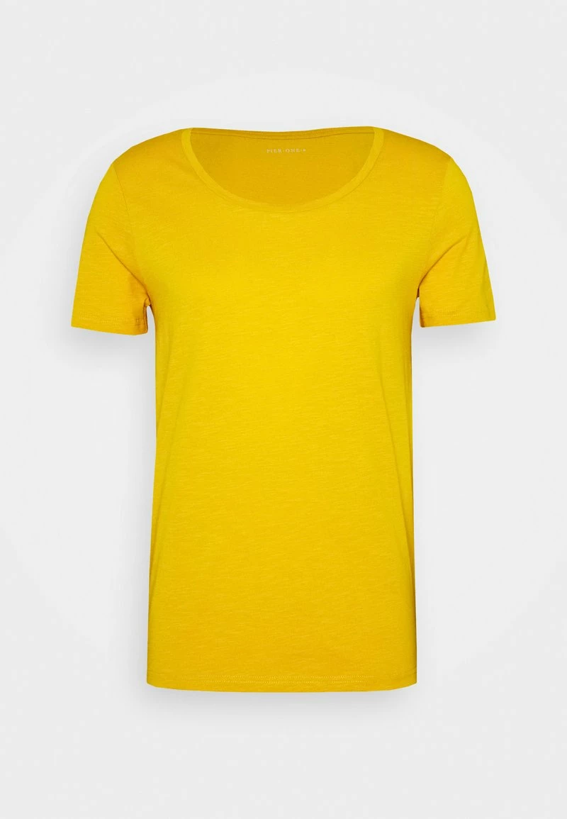 Pier One Hombre Camiseta Básica - Light Yellow 6 Pier One Hombre Camiseta Básica - Light Yellow - Imagen 4