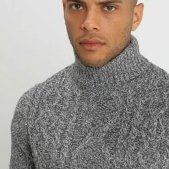 Pier One Hombre Jersey De Punto - Mottled Grey -Ofertas Pier One Tienda 5b5cf8c3a46643fdaf6dadcd93b12b4a