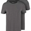 Pier One Hombre 2 PACK - Camiseta Básica - Dark Grey Melange -Ofertas Pier One Tienda 648ea84d77194d1cb10d57618b9a68b3