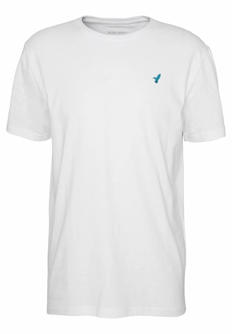 Pier One Hombre Camiseta Básica - White 6 Pier One Hombre Camiseta Básica - White - Imagen 4