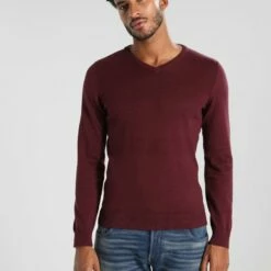 Pier One Hombre Jersey De Punto - Bordeaux