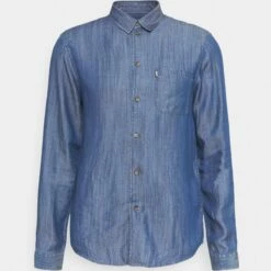 Pier One Hombre Camisa - Dark Blue -Ofertas Pier One Tienda 69d3db34a48146fa8d38f7809b7522a2