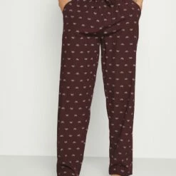 Pier One Hombre Pantalón De Pijama - Bordeaux