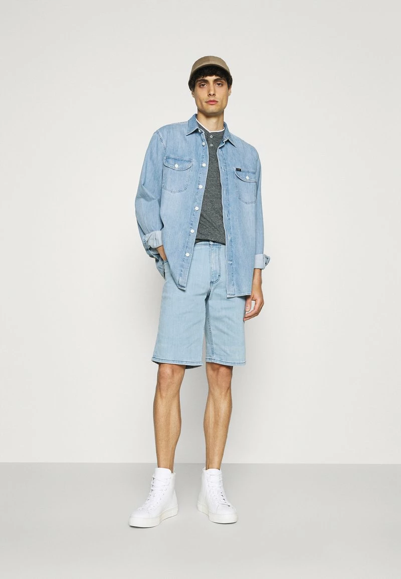 Pier One Hombre Polo - Mottled Blue 4 Pier One Hombre Polo - Mottled Blue - Imagen 2