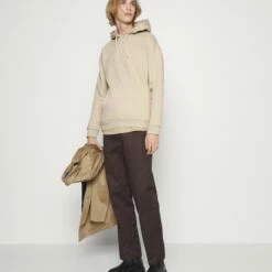 Pier One Hombre 2 PACK - Jersey Con Capucha - Black/ Beige