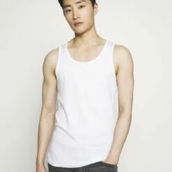 Pier One Hombre 3 PACK - Top - White/black -Ofertas Pier One Tienda 96ee9a2668014691b3772c4bedb56cba