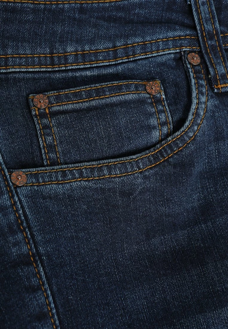 Pier One Hombre DISTRESSED DENIM SLIM FIT - Vaqueros Slim Fit - Dark Blue Denim 7 Pier One Hombre DISTRESSED DENIM SLIM FIT - Vaqueros Slim Fit - Dark Blue Denim - Imagen 5