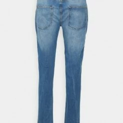 Pier One Hombre DISTRESSED DENIM SLIM FIT - Vaqueros Slim Fit - Light Blue -Ofertas Pier One Tienda 9a01fd1d9fb64409892e2a9eb2f4523d