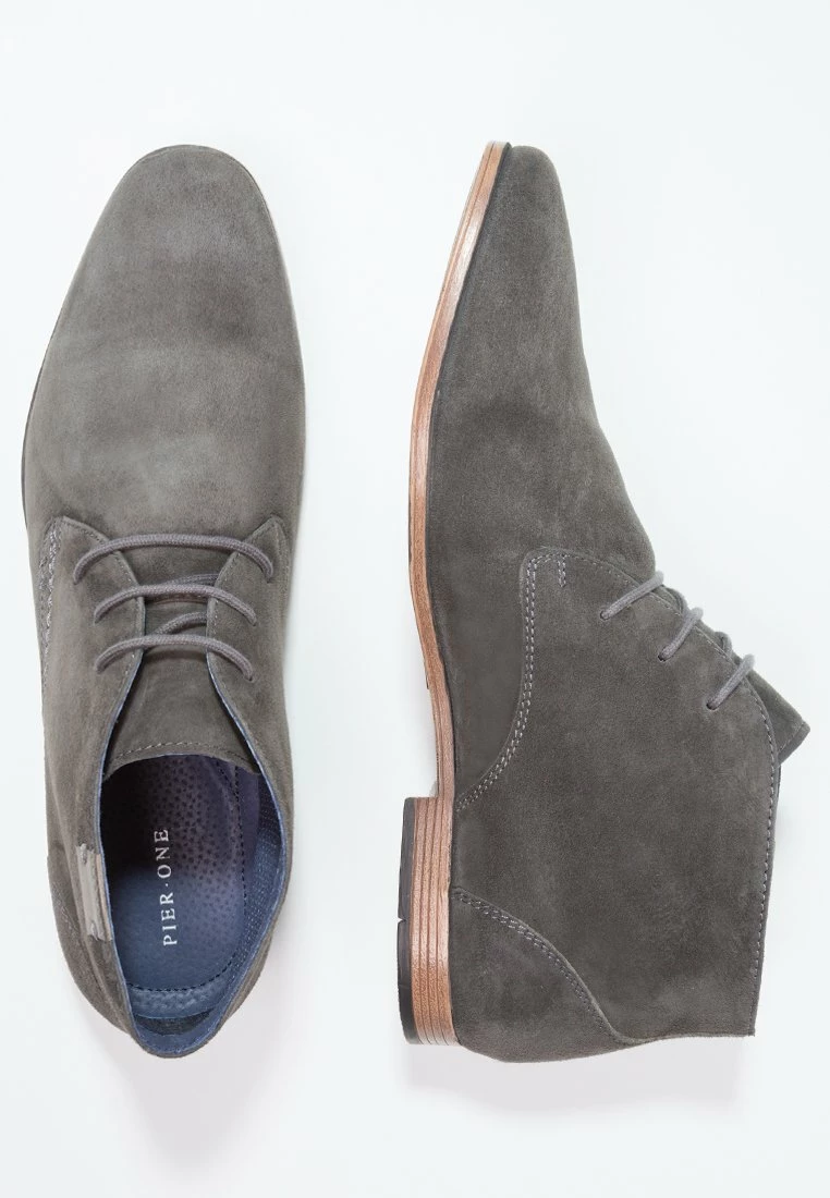 Pier One Hombre Zapatos Con Cordones - Shark/cognac 4 Pier One Hombre Zapatos Con Cordones - Shark/cognac - Imagen 2