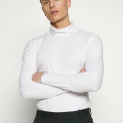 Pier One Hombre 2 PACK - Camiseta De Manga Larga - White/black -Ofertas Pier One Tienda a236e23de24943c2b31da887f93fc262