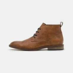 Pier One Botines Con Cordones - Brown, Hombre