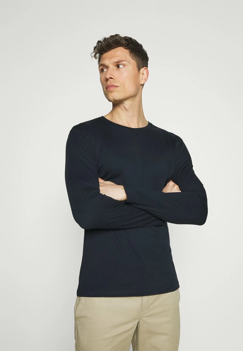 Pier One Hombre 2 PACK - Camiseta De Manga Larga - Dark Blue/mottled Grey 6 Pier One Hombre 2 PACK - Camiseta De Manga Larga - Dark Blue/mottled Grey - Imagen 4