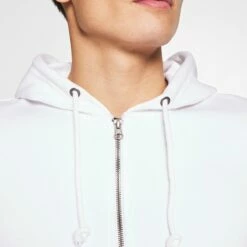 Pier One Hombre Sudadera Con Cremallera - White -Ofertas Pier One Tienda b504dcae0d184b27a89373ba8111177f