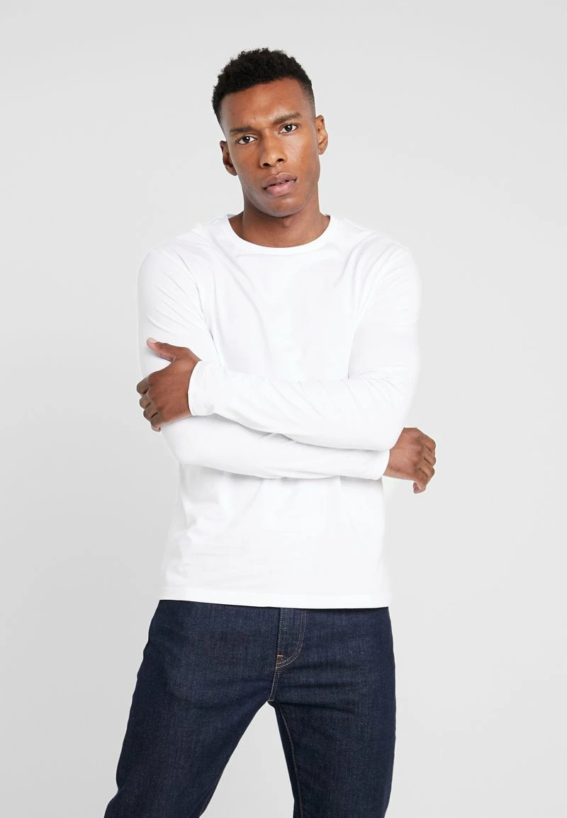 Pier One Hombre 2 PACK - Camiseta De Manga Larga - White 5 Pier One Hombre 2 PACK - Camiseta De Manga Larga - White - Imagen 3