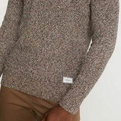 Pier One Hombre MULTICOLOUR HALF CARDIGAN JUMPER - Jersey De Punto - Mottled Dark Yellow -Ofertas Pier One Tienda b90cae97101046869f0049ea5c71d2bb