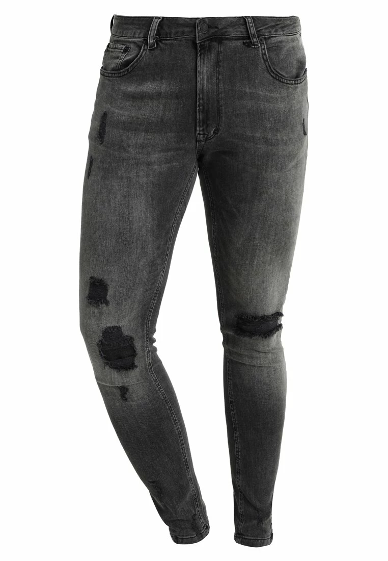Pier One Hombre Vaqueros Pitillo - Black Denim 7 Pier One Hombre Vaqueros Pitillo - Black Denim - Imagen 5