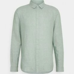 Pier One Hombre Camisa - Mottled Light Green