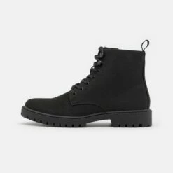 Pier One Hombre Botines Con Cordones - Black
