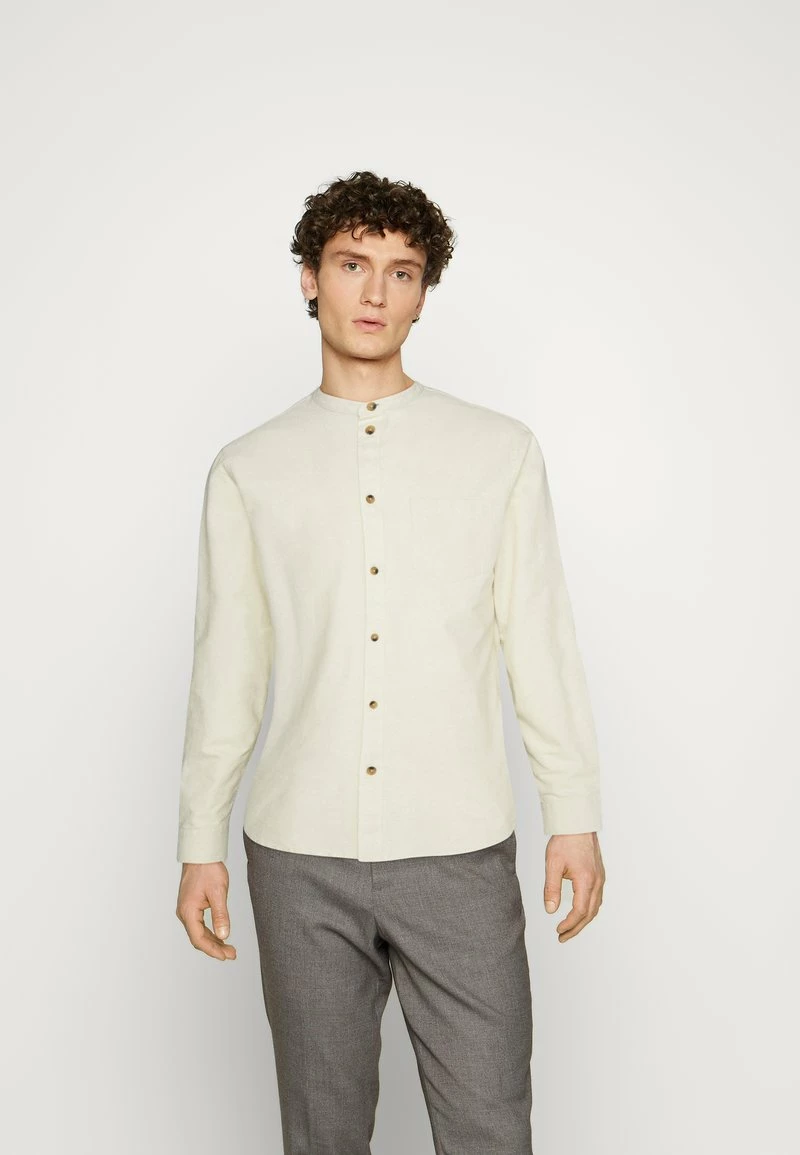 Pier One COLLAR OXFORD - Camisa - Off-white, Hombre 3 Pier One COLLAR OXFORD - Camisa - Off-white, Hombre