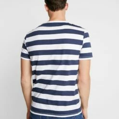 Pier One Hombre Camiseta Estampada - Dark Blue/white -Ofertas Pier One Tienda cb25ac1c9c4243fa9c800a87c0062cfb