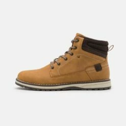 Pier One Hombre Botines Con Cordones - Camel