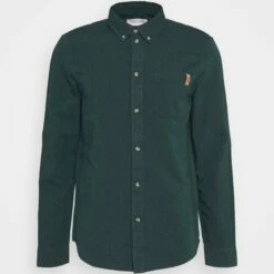 Pier One Hombre Camisa - Dark Green -Ofertas Pier One Tienda d949f3bfd7114d3b8ef37d6d1dc18241