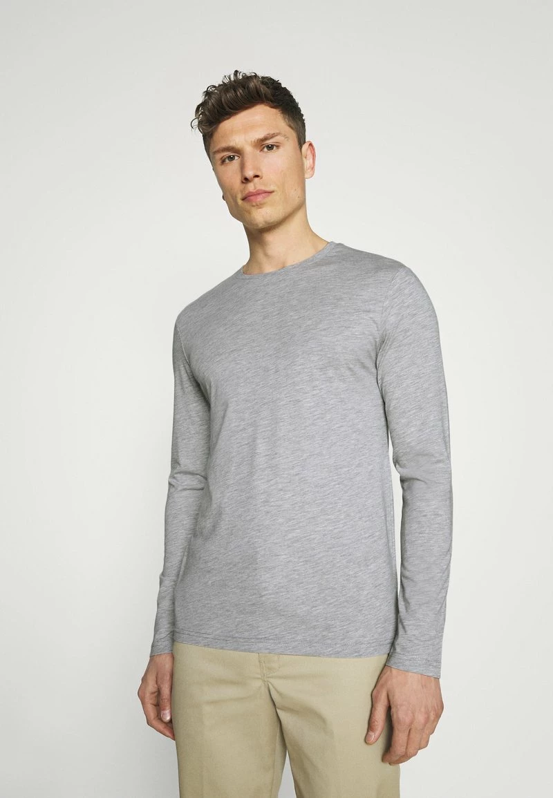 Pier One Hombre 2 PACK - Camiseta De Manga Larga - Dark Blue/mottled Grey 4 Pier One Hombre 2 PACK - Camiseta De Manga Larga - Dark Blue/mottled Grey - Imagen 2