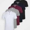 Pier One Hombre 5 PACK - Polo - Black/white/bordeaux/navy/gray Marl -Ofertas Pier One Tienda e7f3b5380f9d45399476922a034db884